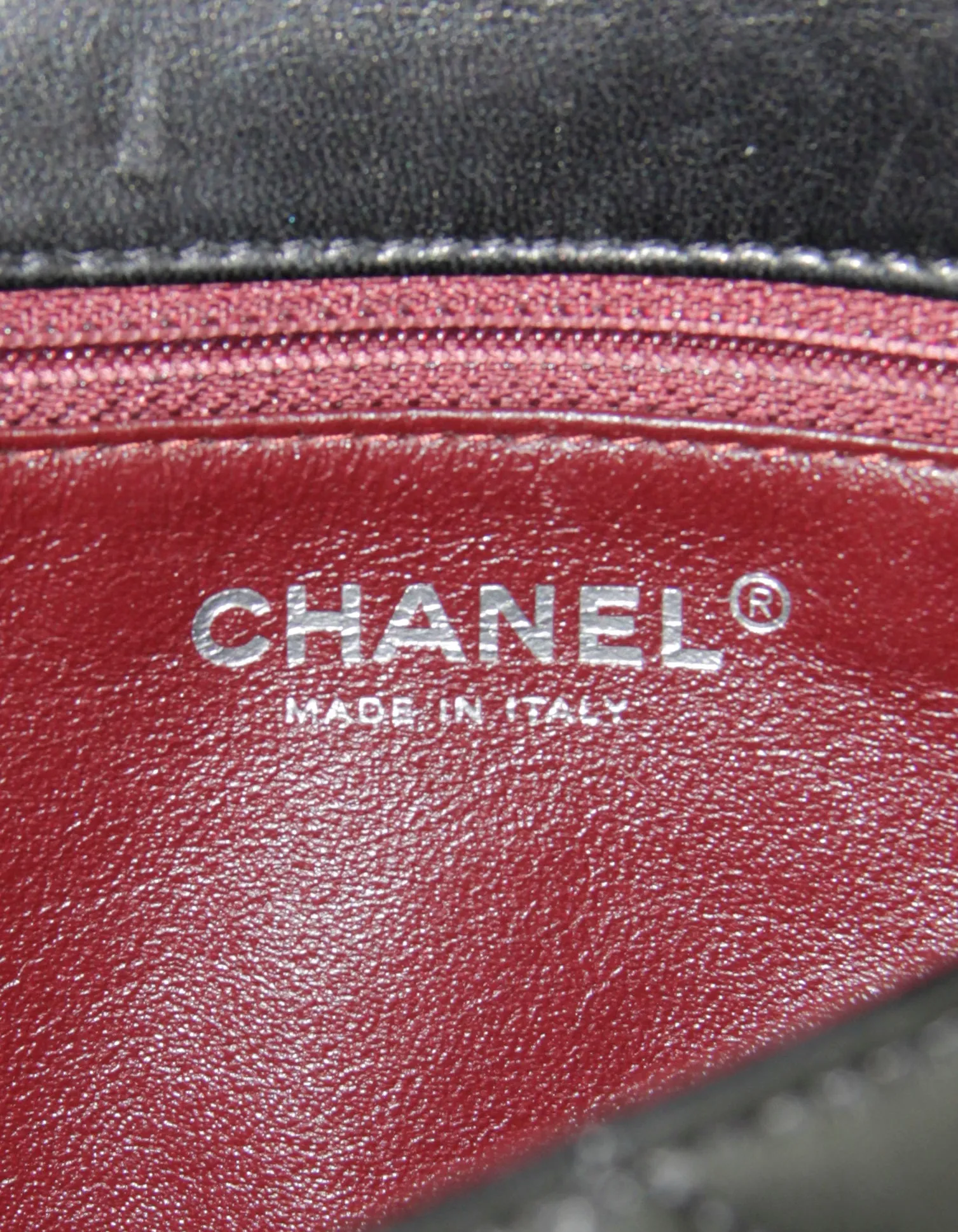 Chanel Black Lambskin Leather Kelly Style Classic Bag