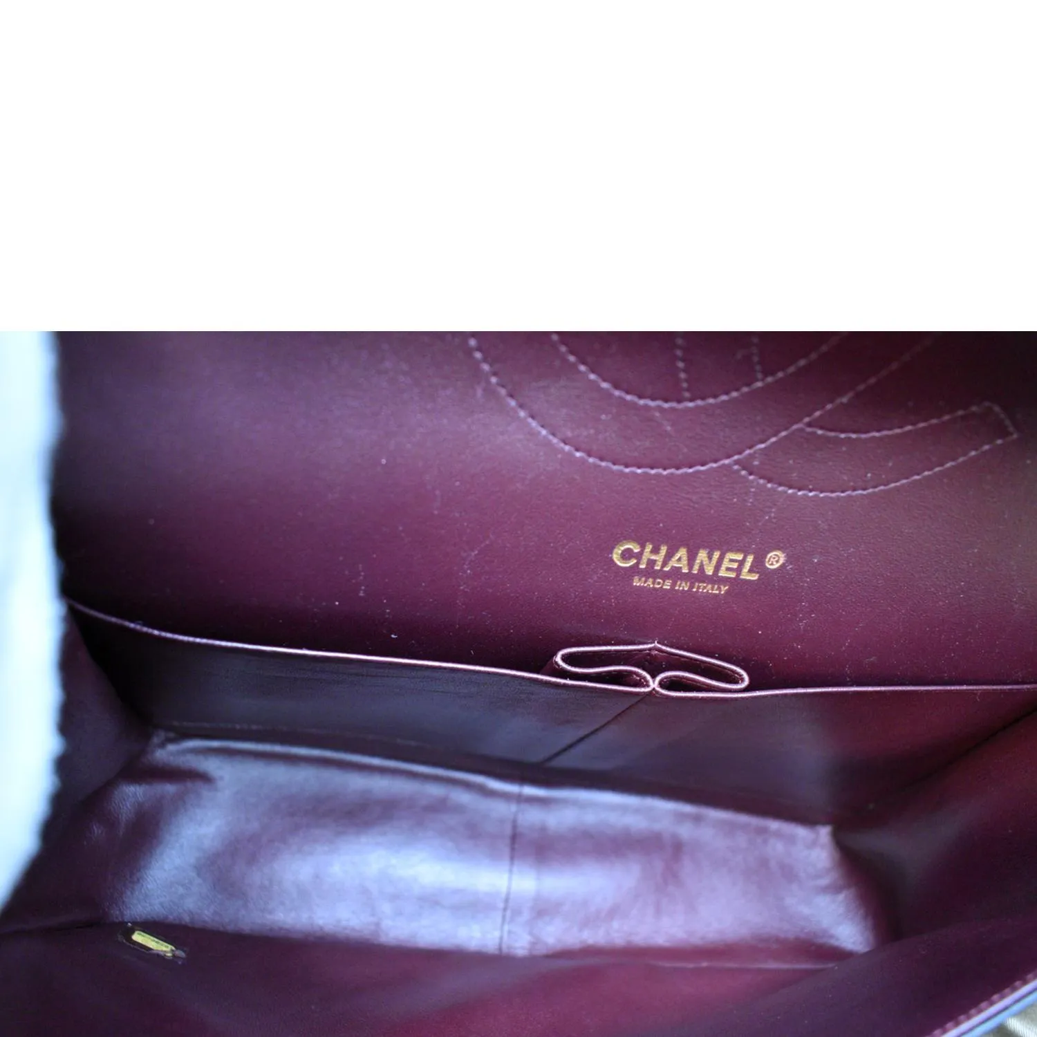 CHANEL Classic Jumbo Double Flap Lambskin Leather Shoulder Bag Black