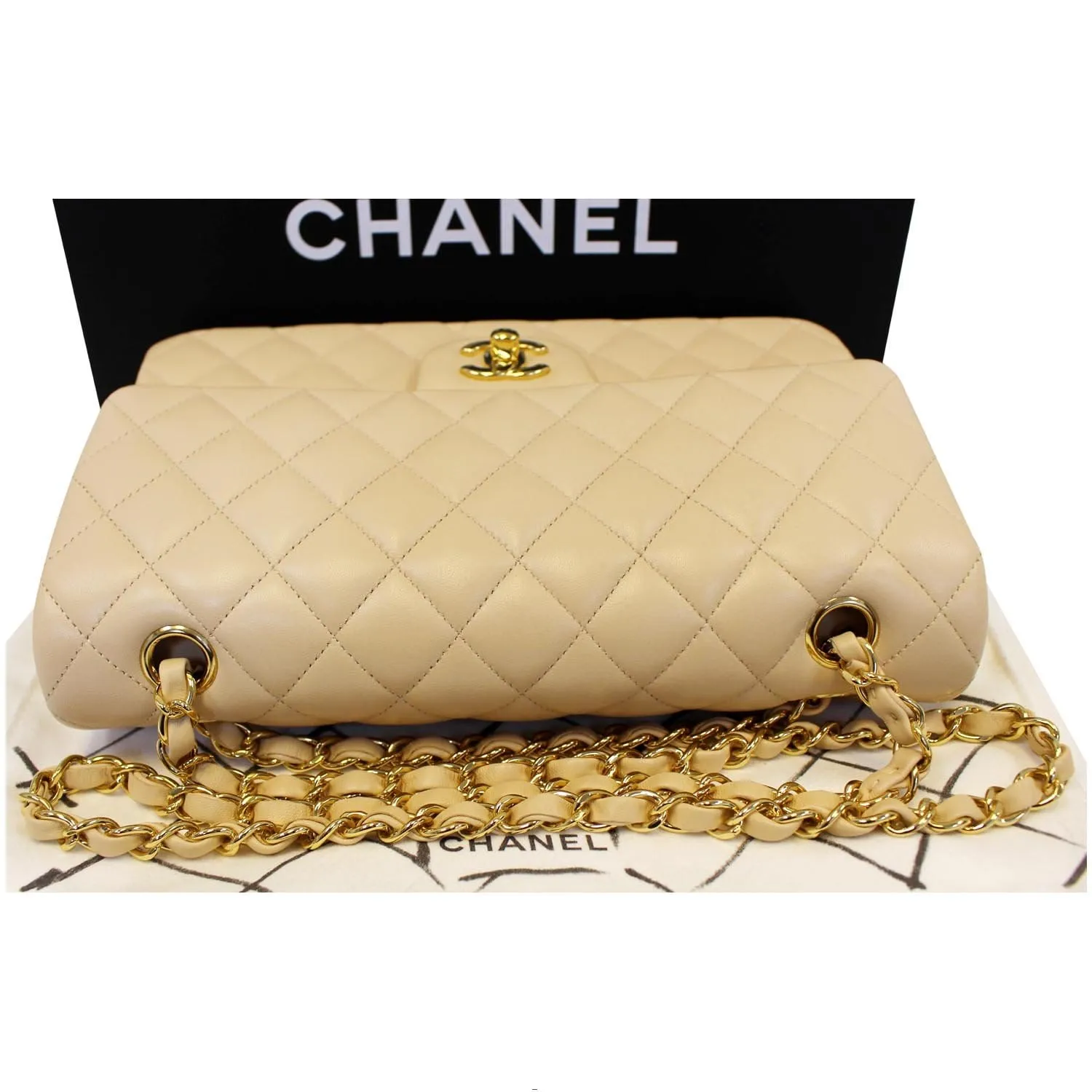 CHANEL Classic Medium Double Flap Shoulder Bag