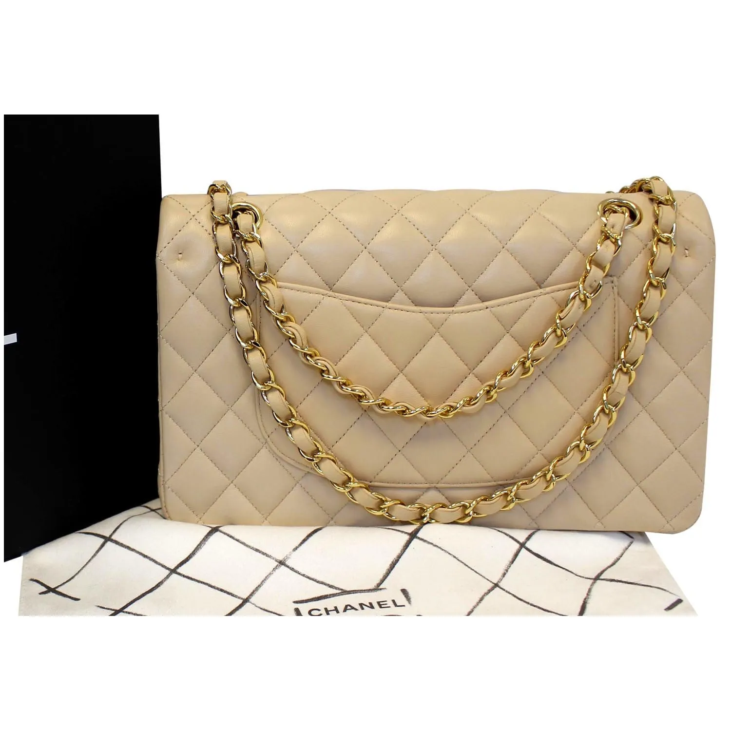 CHANEL Classic Medium Double Flap Shoulder Bag