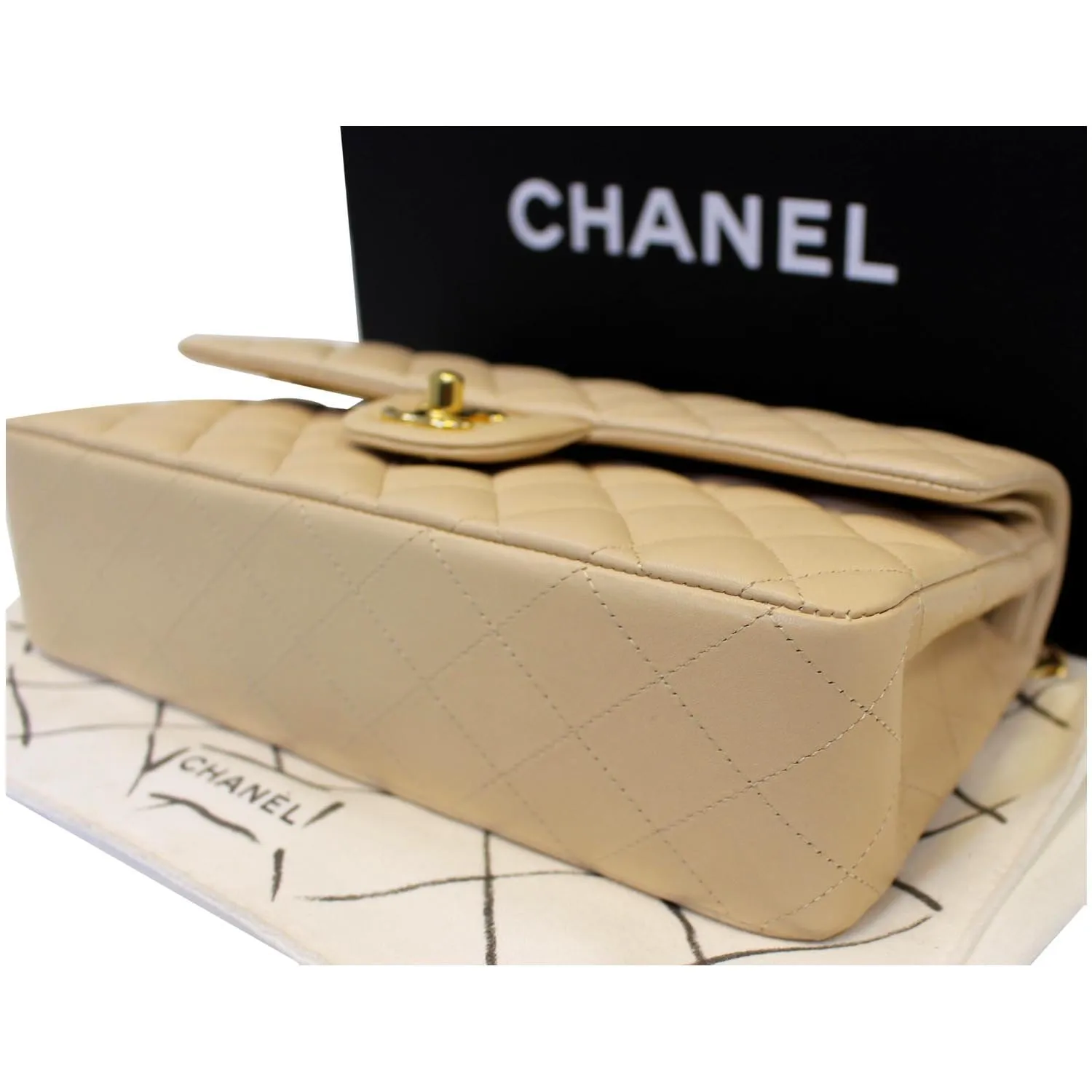 CHANEL Classic Medium Double Flap Shoulder Bag