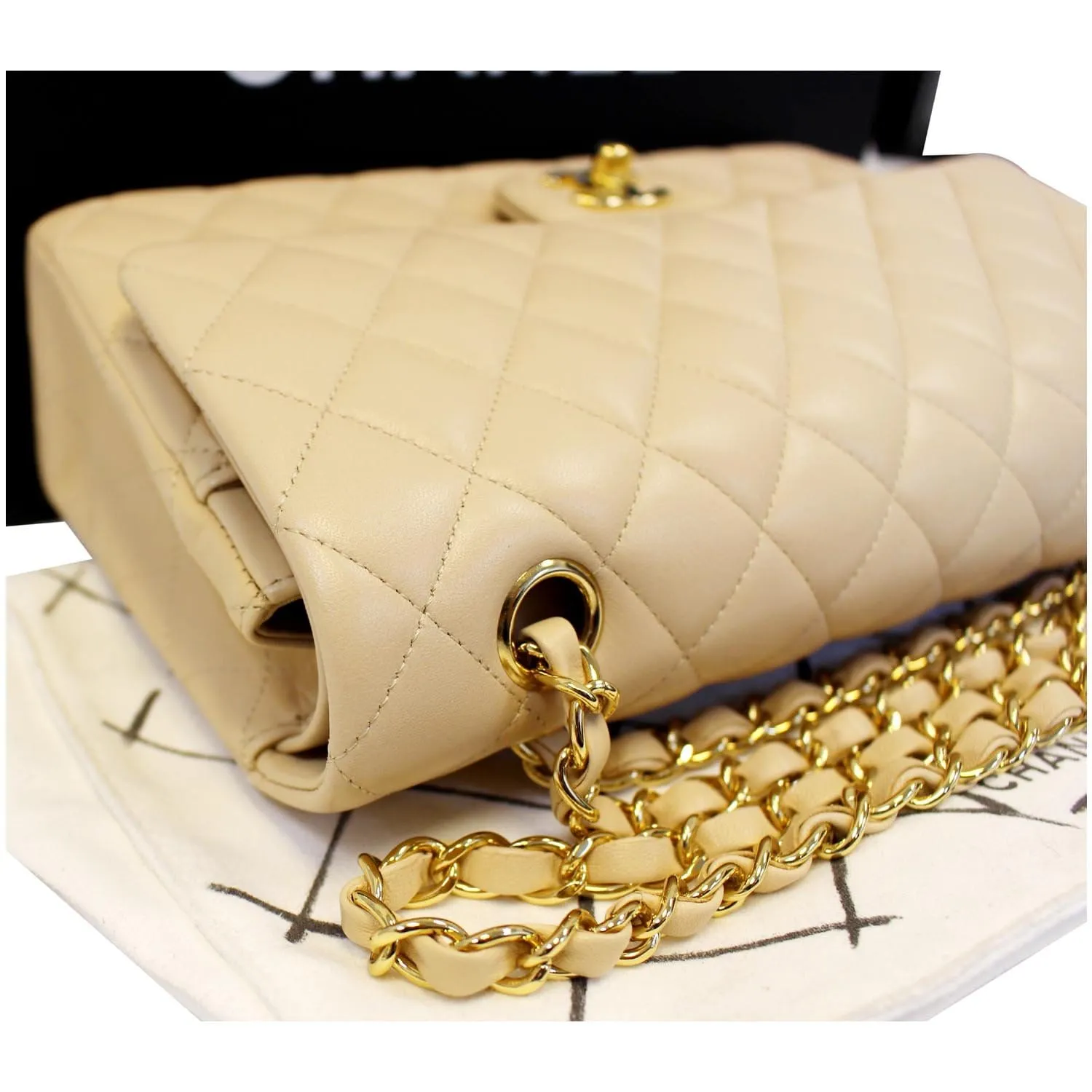 CHANEL Classic Medium Double Flap Shoulder Bag