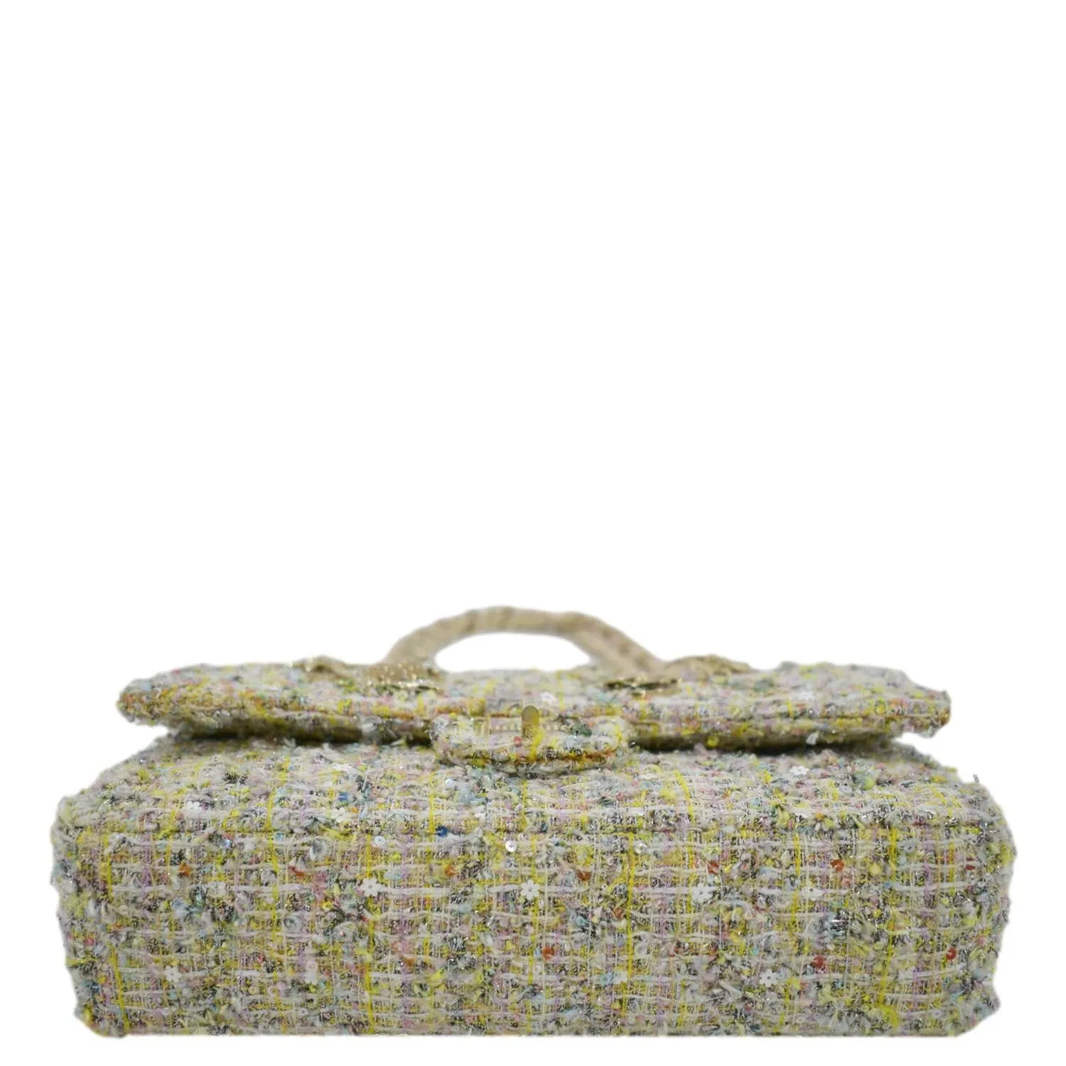 CHANEL Garden Party Flap Medium Tweed  Shoulder Bag Pastel