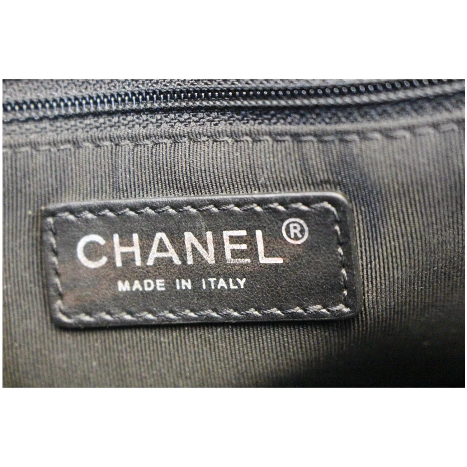 CHANEL Metallic Grained Calfskin Quilted Leather Bowling Bag