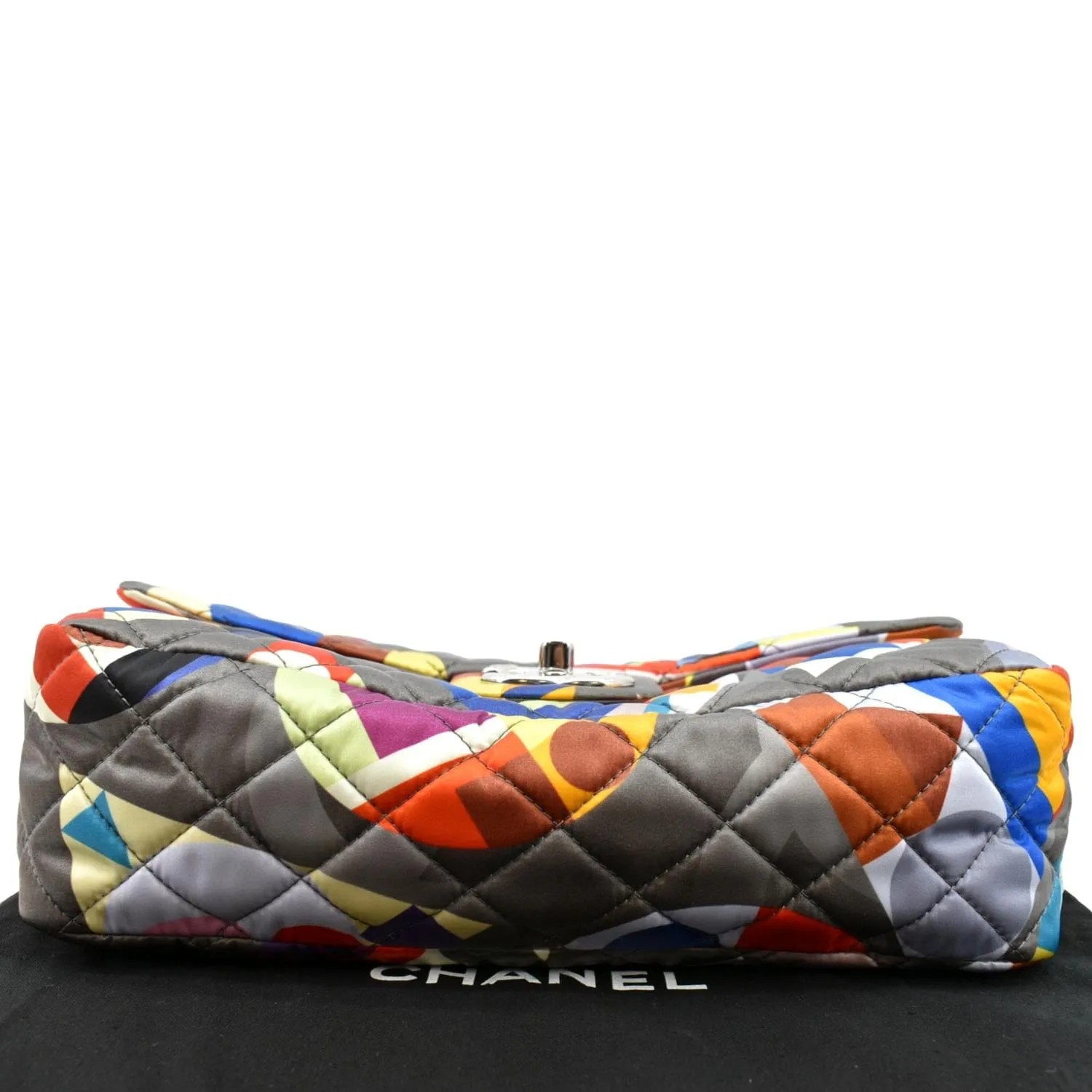 CHANEL Printed Coco Color Flap Small Nylon Shoulder Bag Multicolor