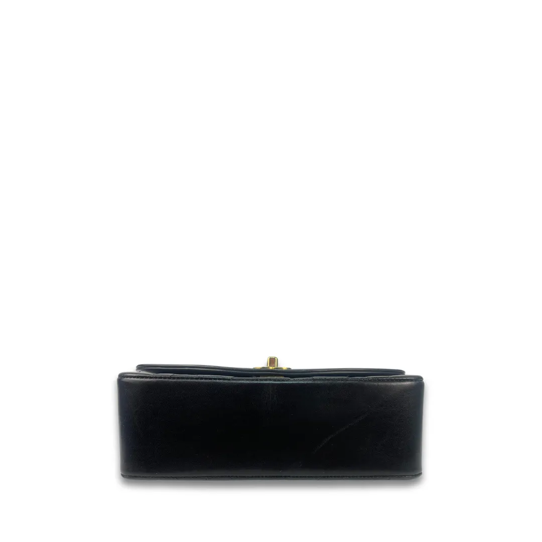 Chanel Small Black Lambskin Diana