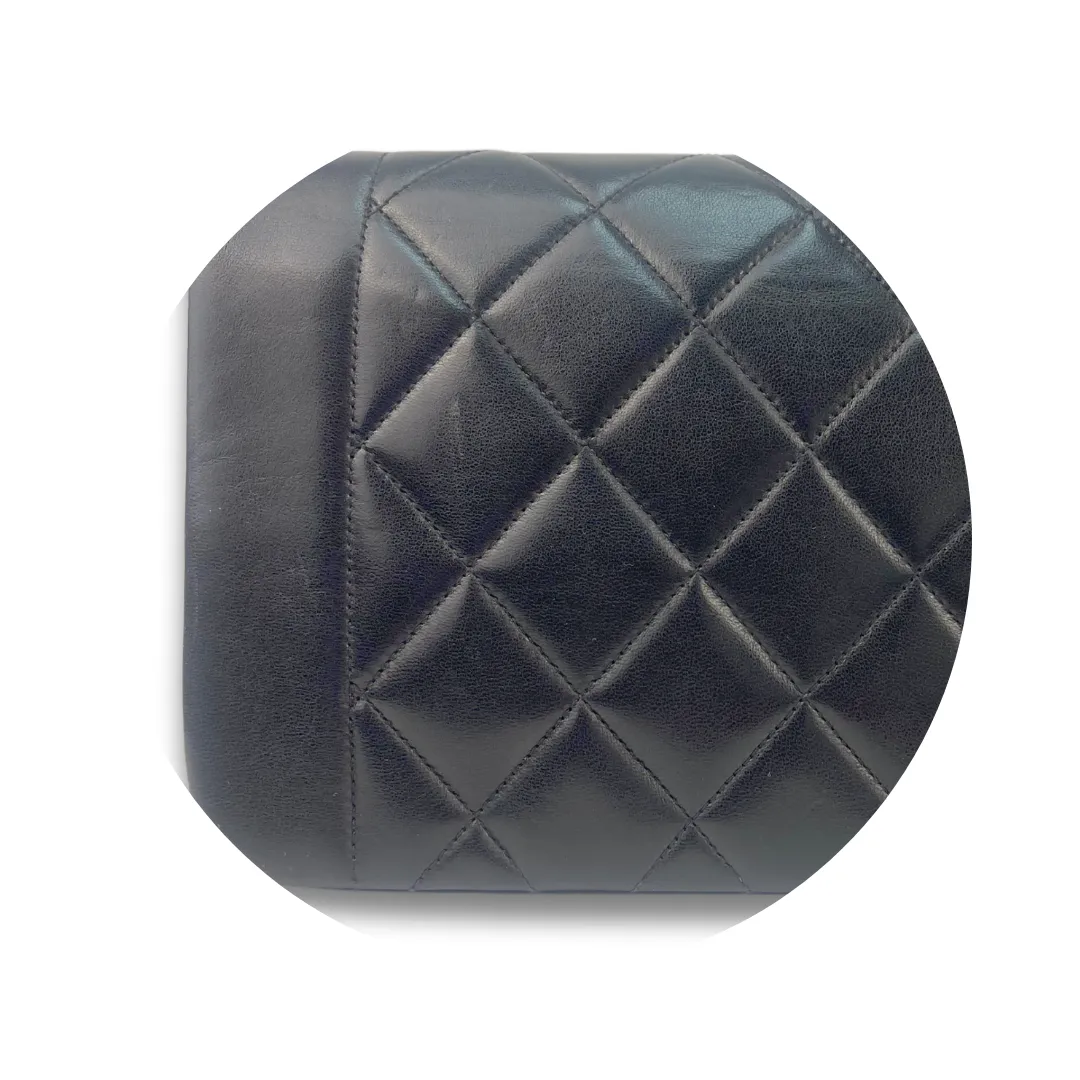 Chanel Small Black Lambskin Diana
