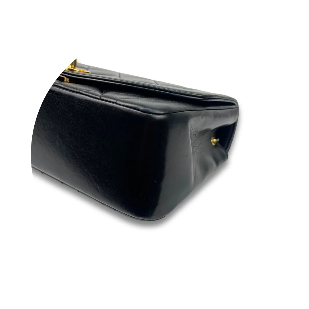 Chanel Small Black Lambskin Diana