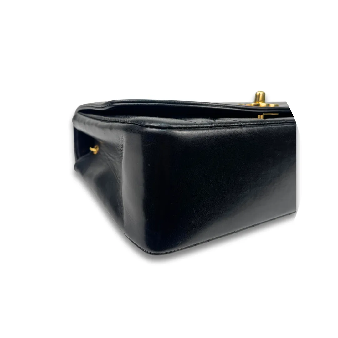 Chanel Small Black Lambskin Diana