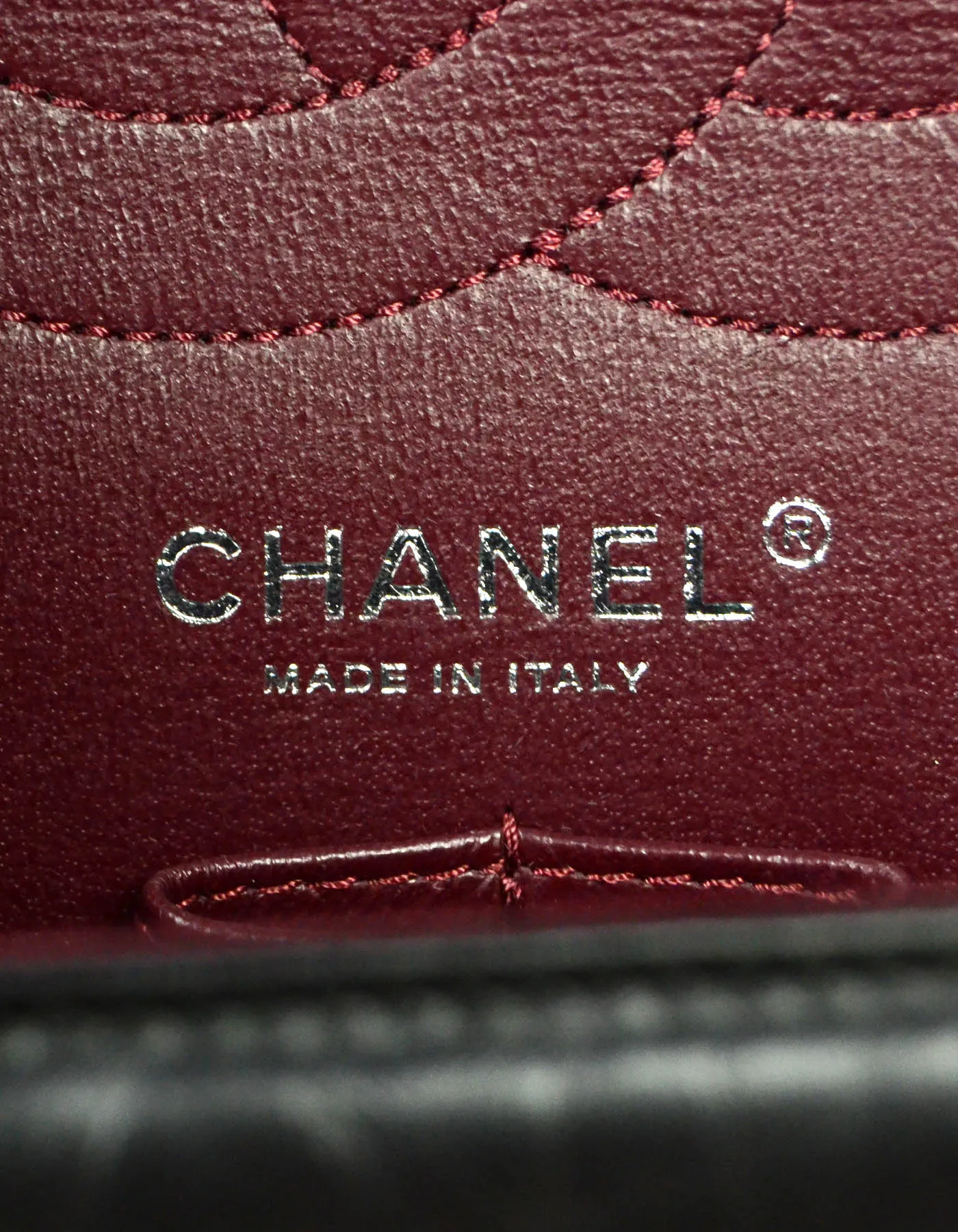 Chanel So Black Calfskin Quilted 2.55 Reissue 226 Flap Bag