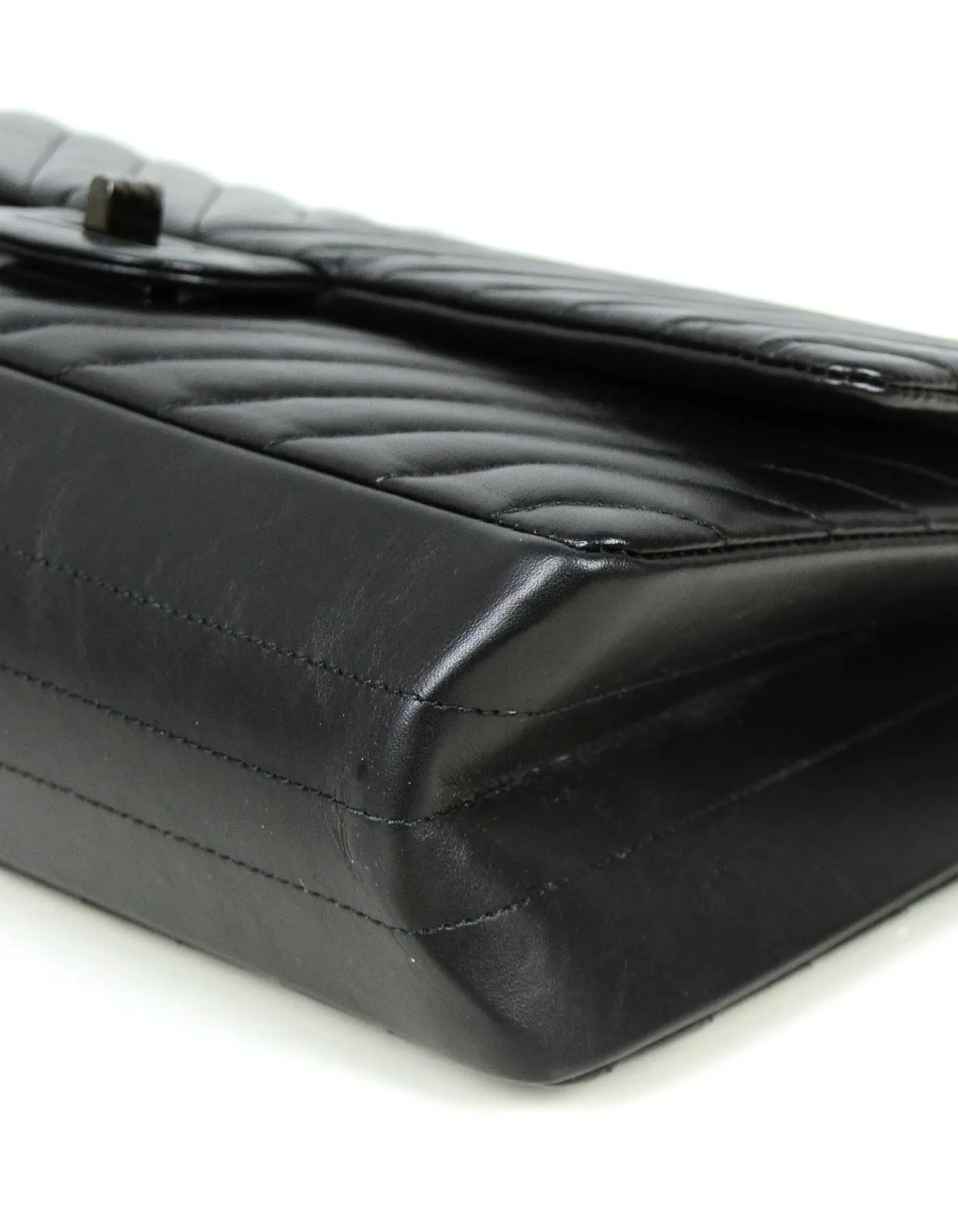 Chanel So Black Calfskin Quilted 2.55 Reissue 226 Flap Bag