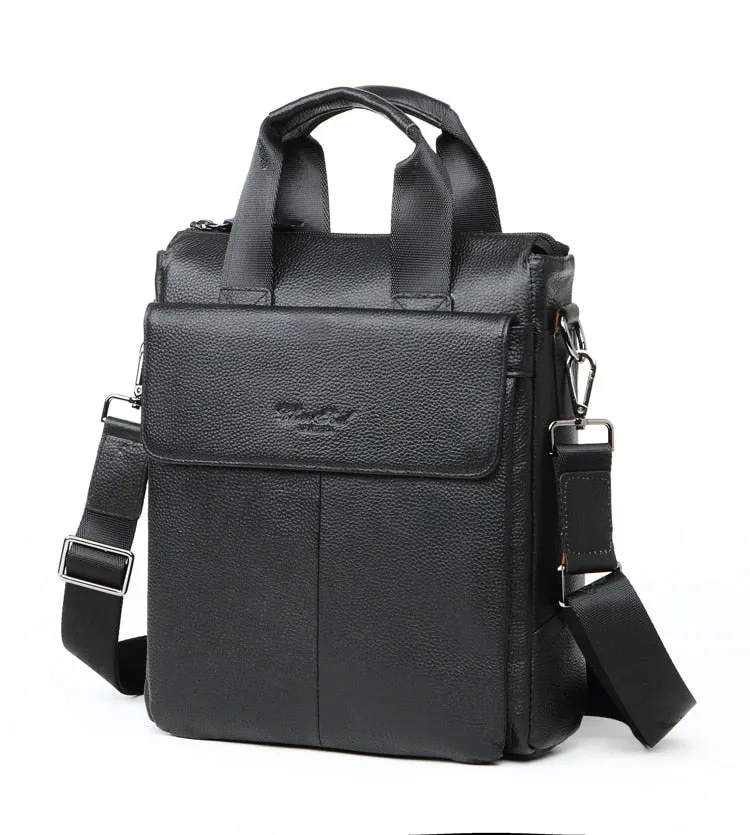 CHEER  SOUL Genuine Leather Men Briefcase Office Handbags