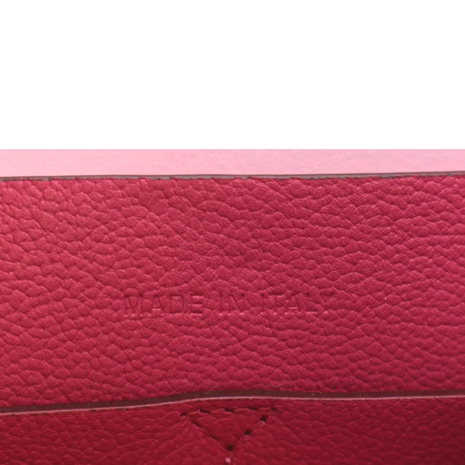 CHRISTIAN DIOR Open Bar Grained Leather Tote Bag Pink