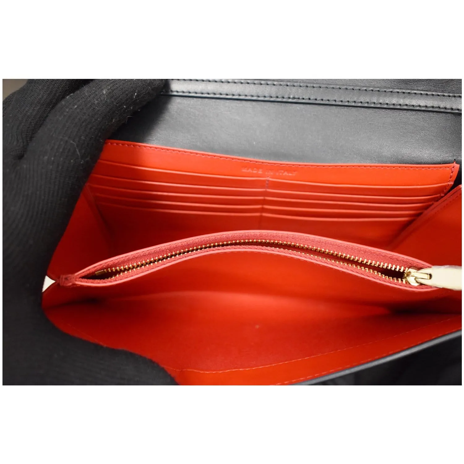 CHRISTIAN LOUBOUTIN Paloma Embellished Leather Chain Clutch Bag Black