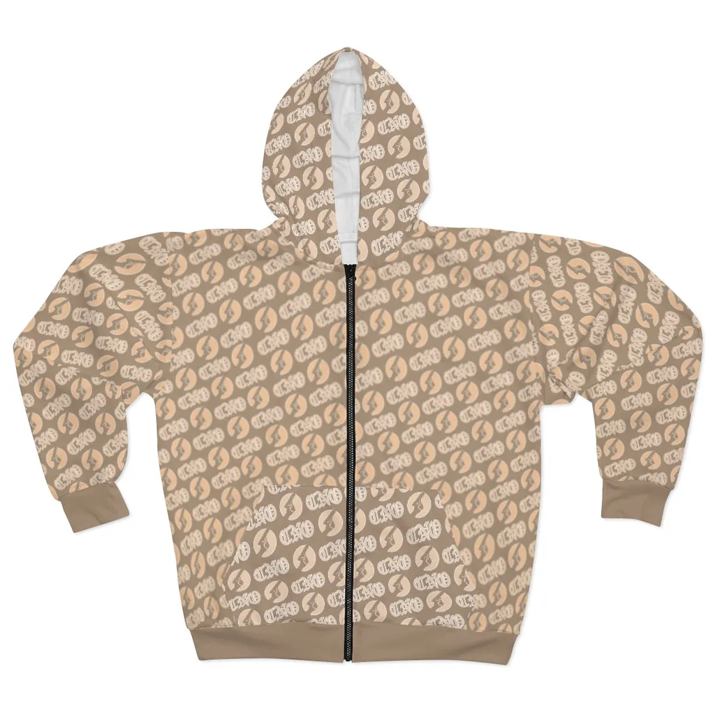 CNO Khaki Zip Up Hoodie