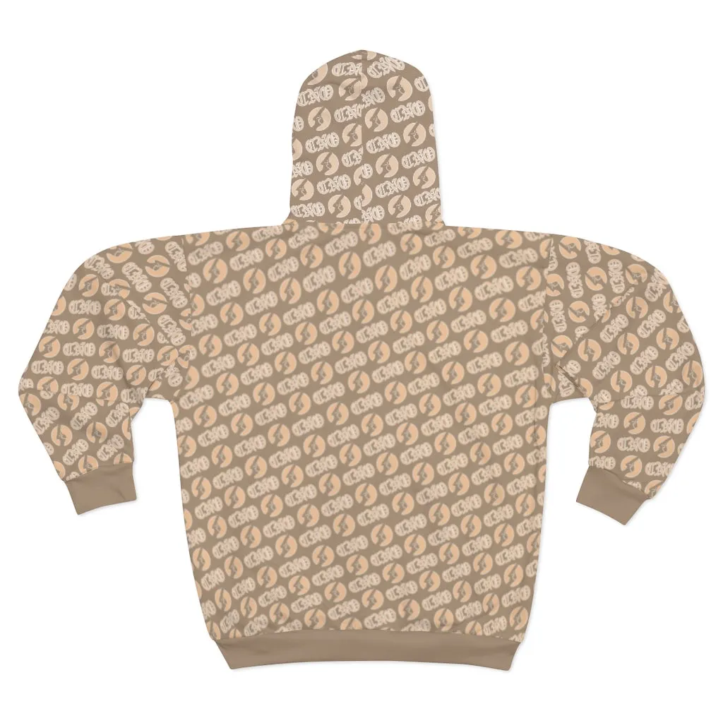 CNO Khaki Zip Up Hoodie