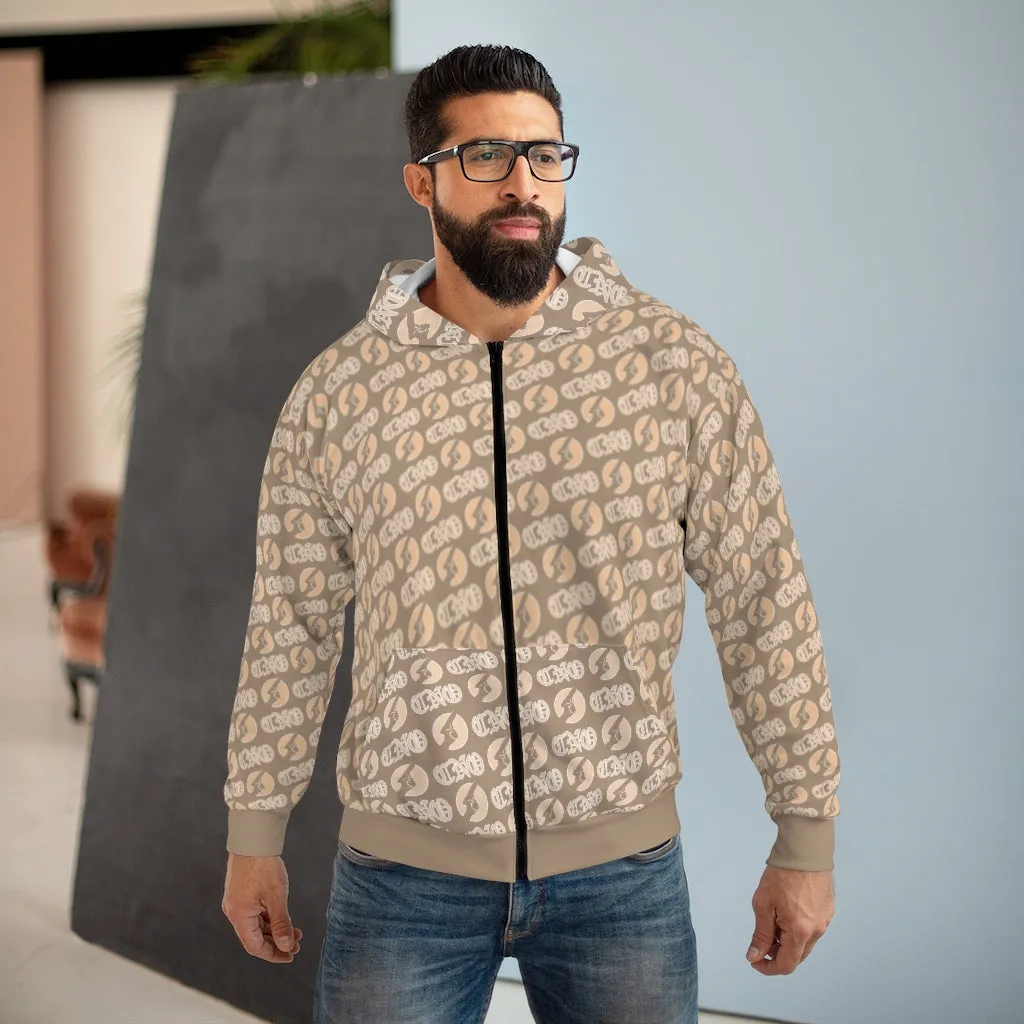 CNO Khaki Zip Up Hoodie