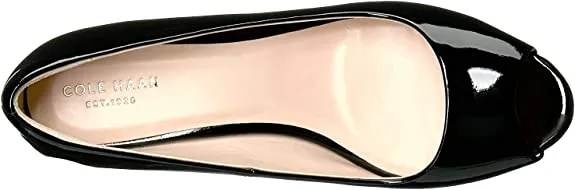 Cole Haan Women's Sadie Ot Wedge 65mm Pump, Black Patent, 5.5
