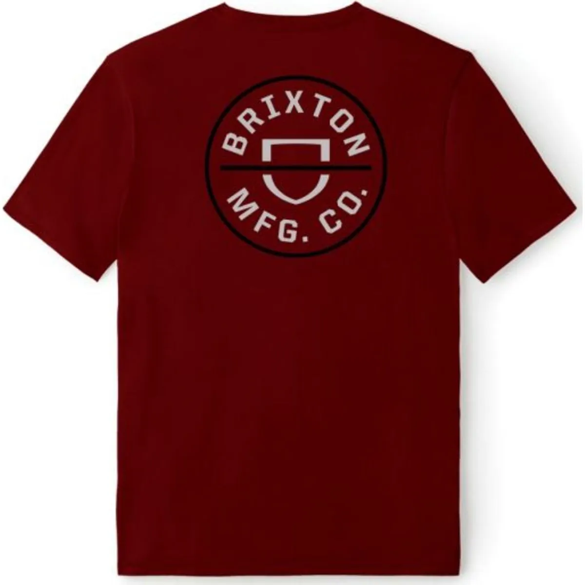 Crest Recycled S/S Standard Tee - Burgundy