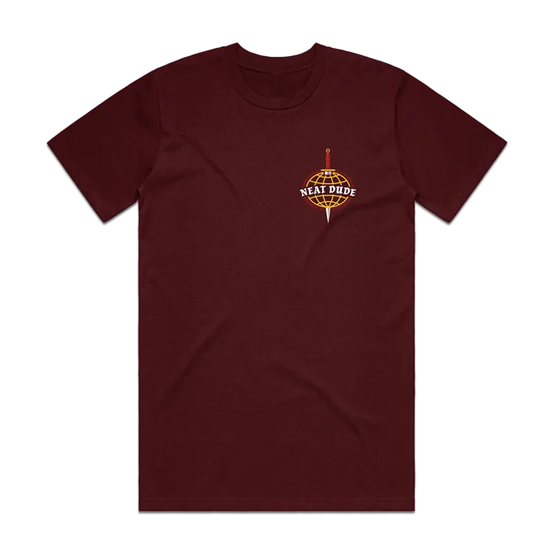 Dagger Tee - Burgundy