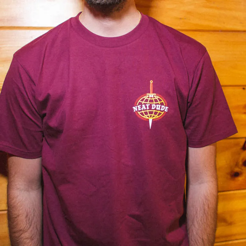 Dagger Tee - Burgundy