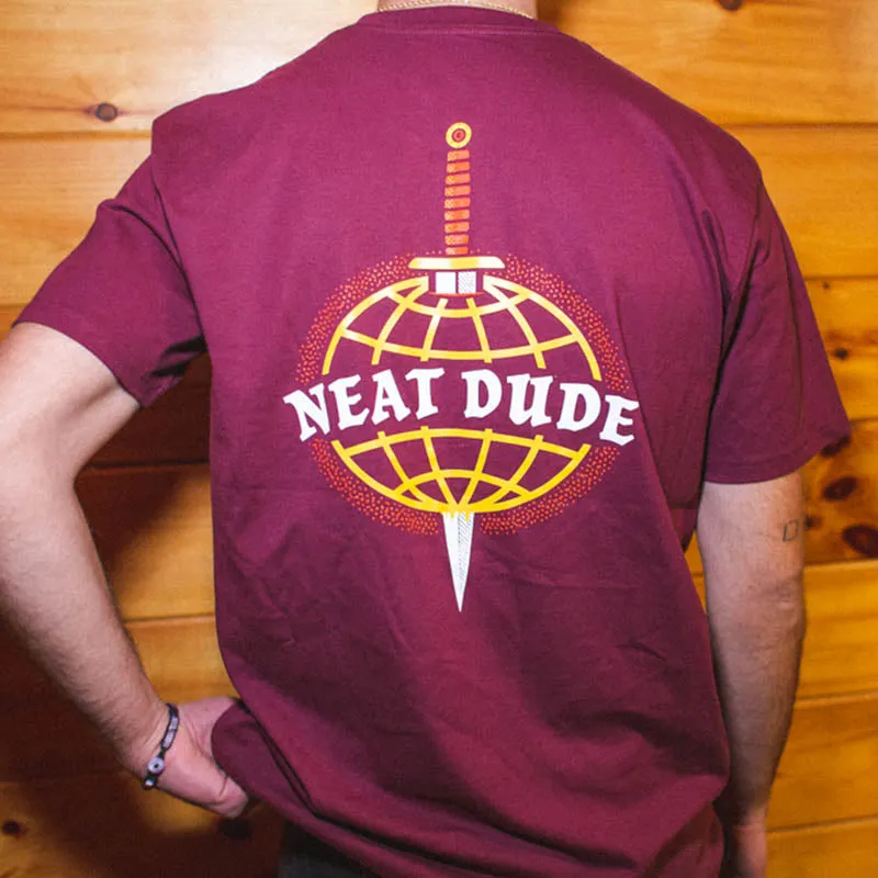 Dagger Tee - Burgundy