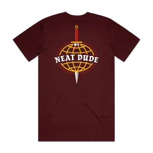 Dagger Tee - Burgundy