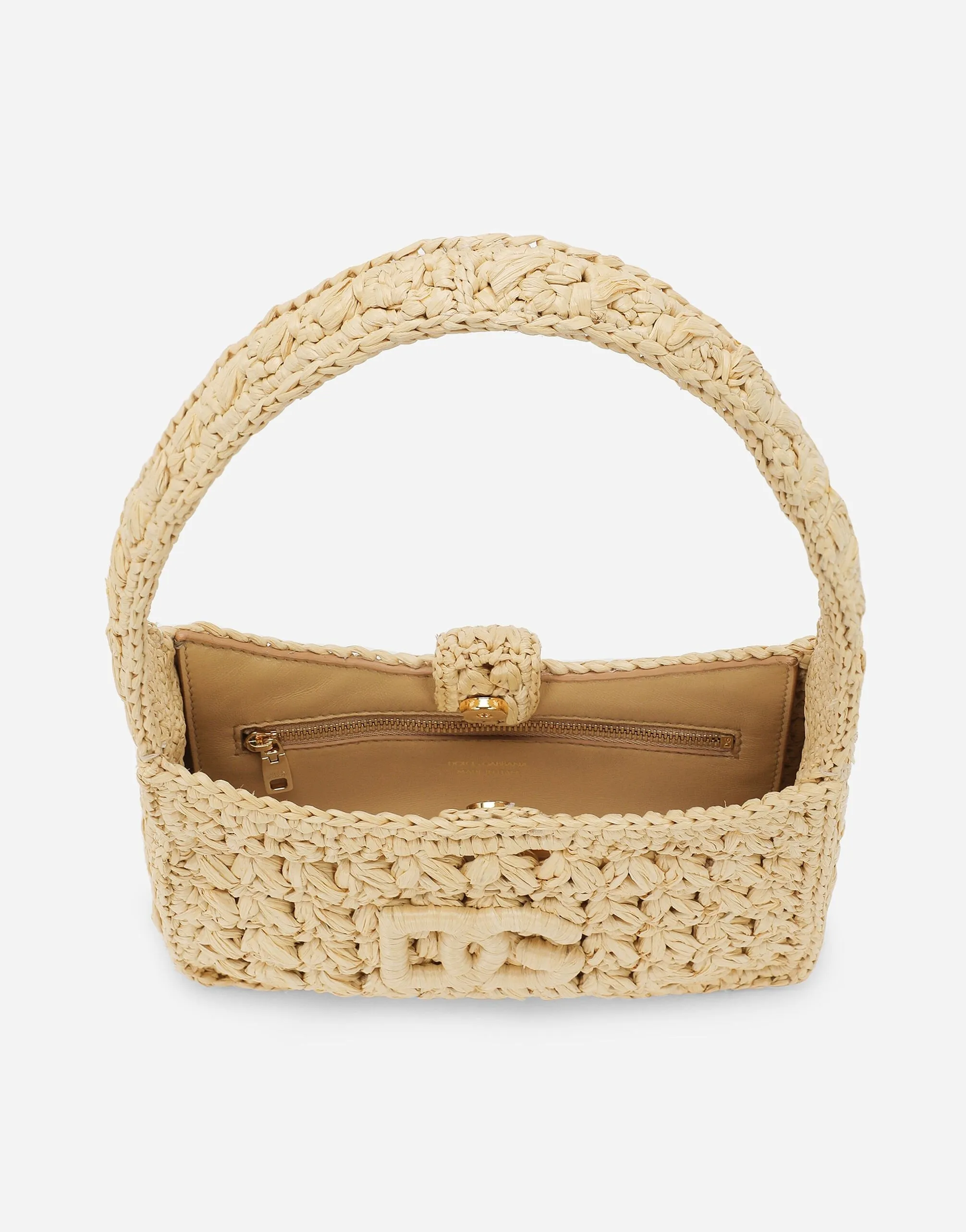 Dolce & Gabbana 3.5 Shoulder Bag in Beige Natural