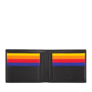 DUDU men's portfolio RFID Credit cards in real leather from 8 banknotes holder cards