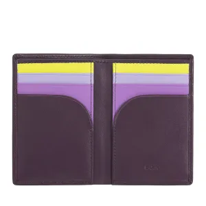 DUDU Men's Wallet in Small Leather, Compact Slim Men's Wallet with Credit Card holder, Cash banknotes holder, Door Zip, with RFID protection