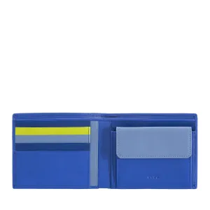 Dudu Rfid men's leather wallet in colored nappa nappa with holder and cards holder