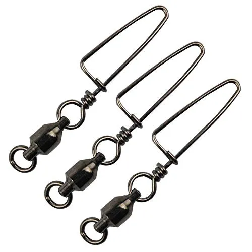Easy Catch 10, 30 Pack High-Strength Fishing Ball Bearing Swivel with Coastlock Snap, Strong Welded Ring for Saltwater Fishing-18Lb to 350Lb (100% Copper Stainless Steel) (Size 5 5 (120lb) 30Pack)