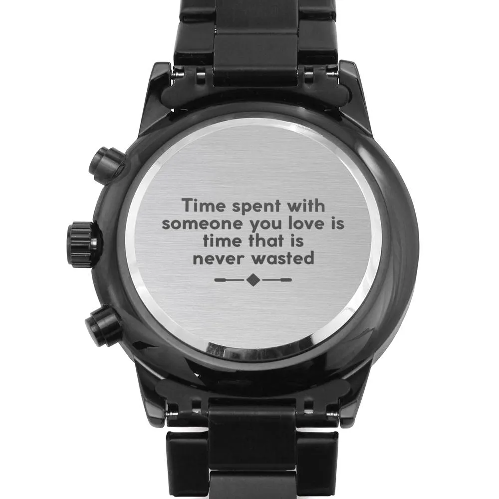 Engraved Luxury Watch Gift For Husband, Boyfriend, Fiancé