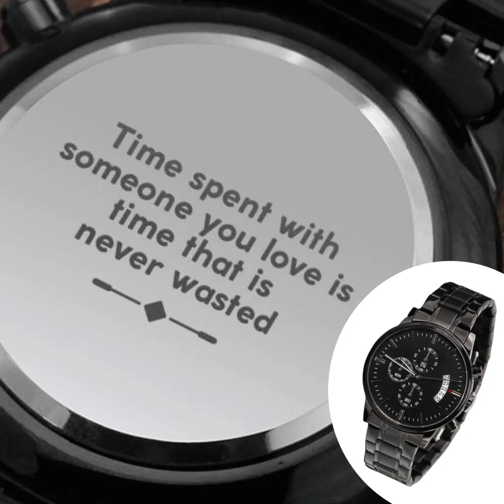 Engraved Luxury Watch Gift For Husband, Boyfriend, Fiancé