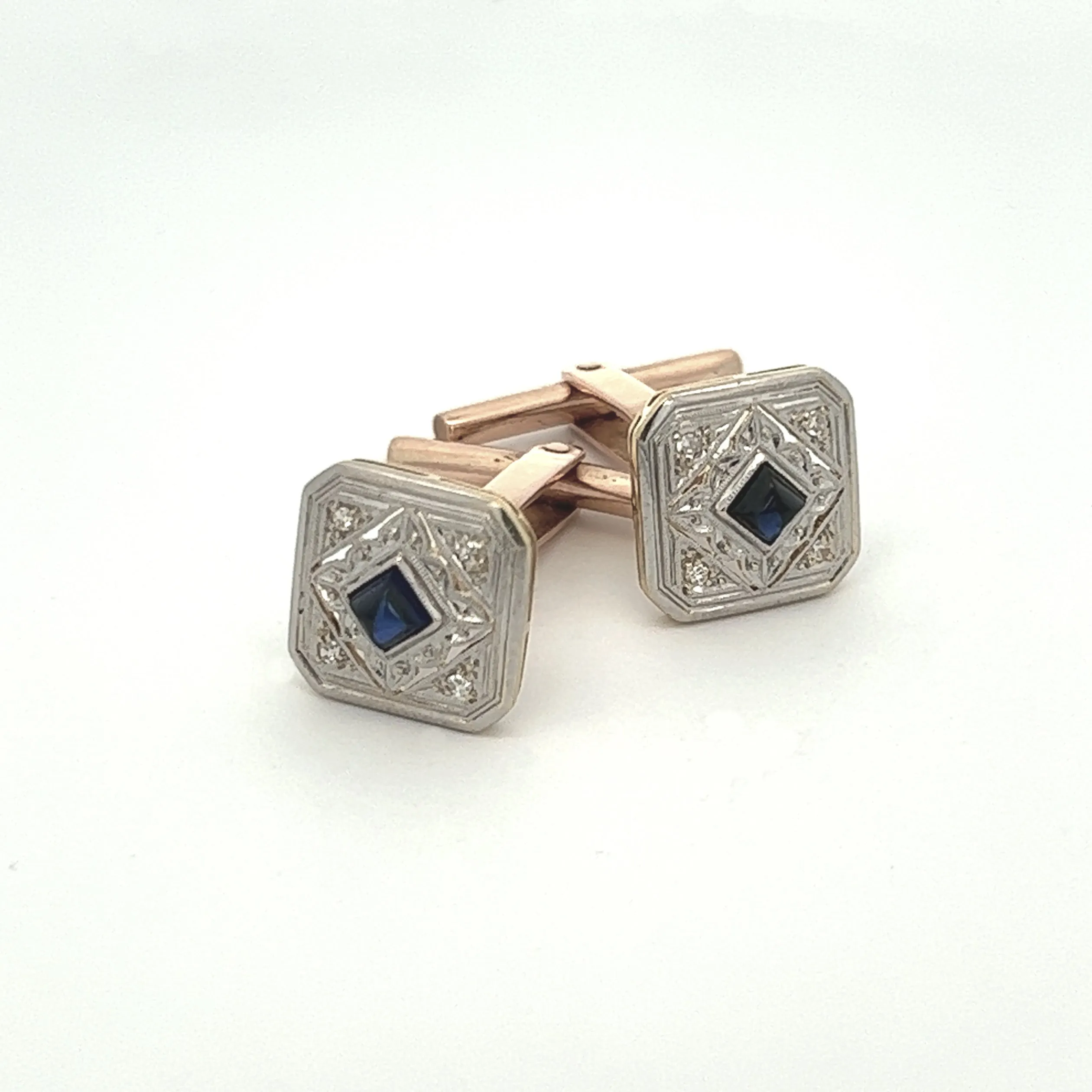 Estate Collection Antique Diamond Cuff Links
