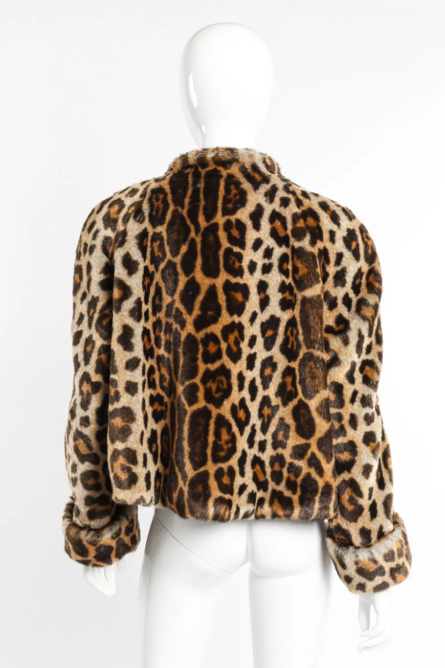 Faux Fur Leopard Jacket