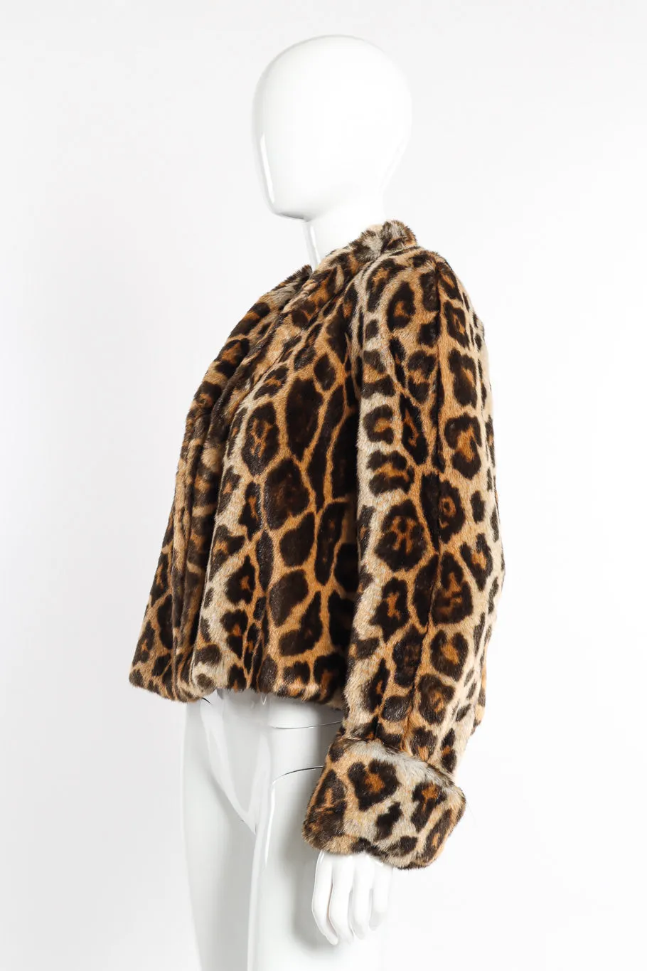 Faux Fur Leopard Jacket