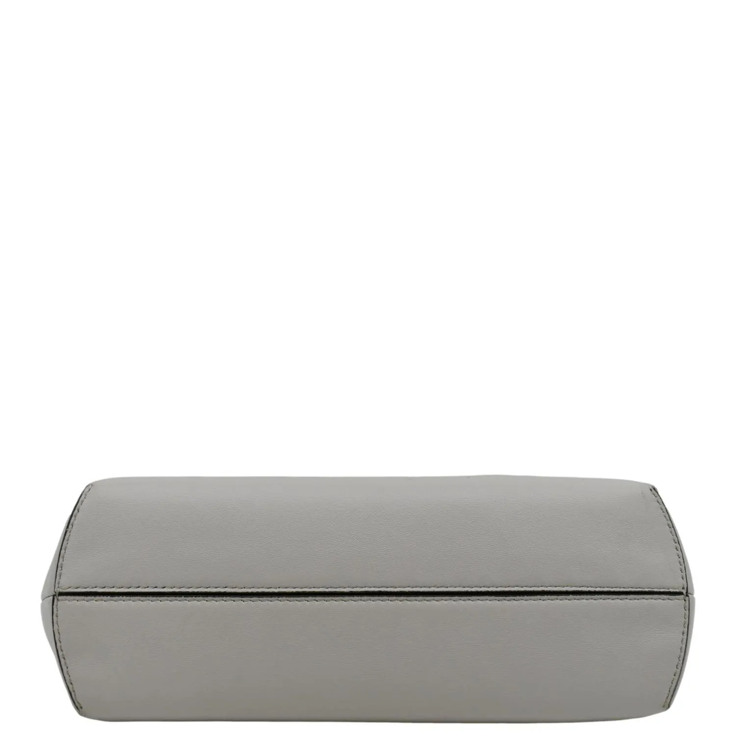 FENDI First Small Nappa Leather Shoulder Bag Light Gray