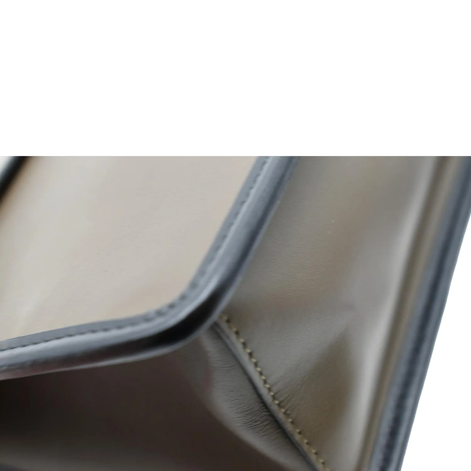 FENDI Kan I F Zucca Leather Shoulder Bag Brown