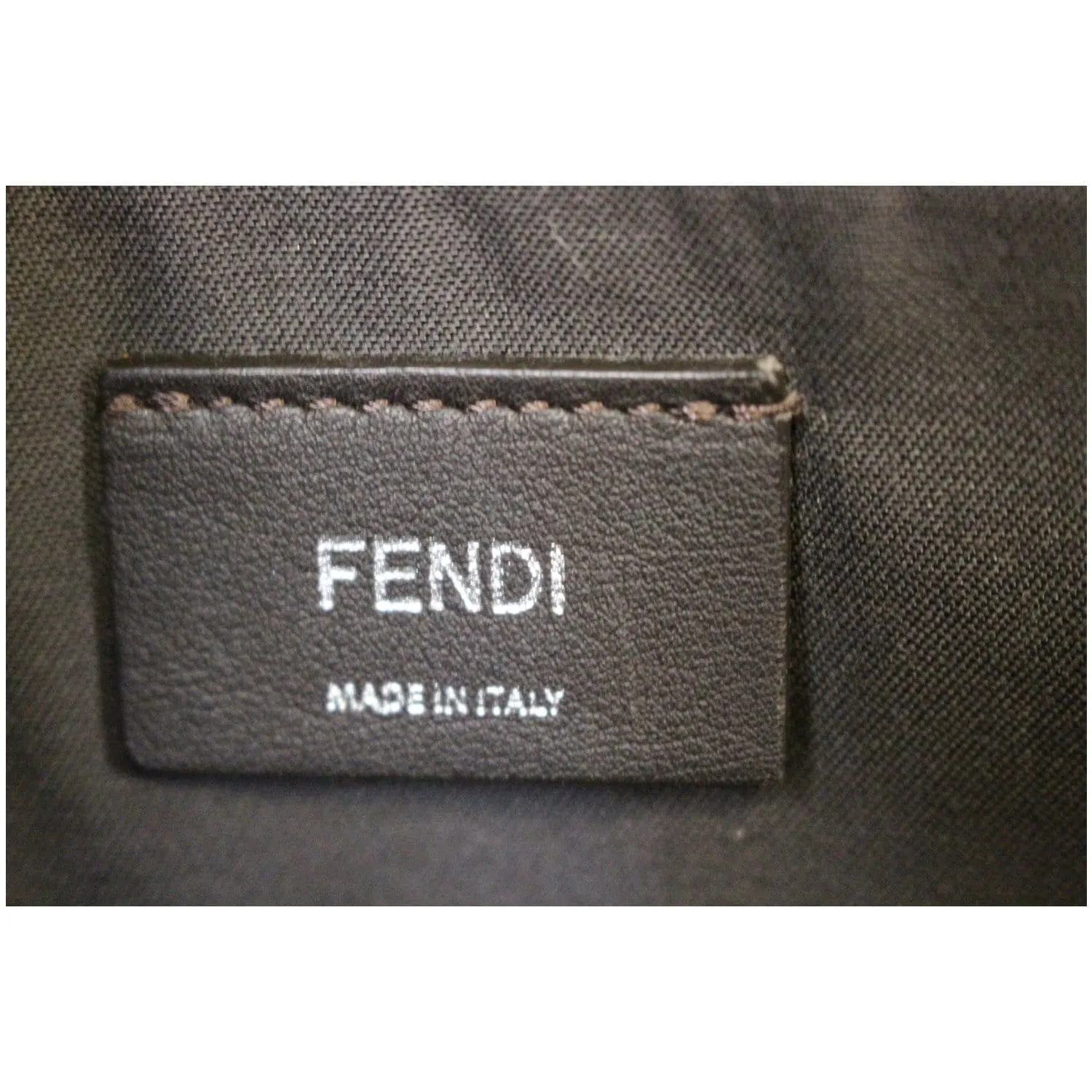 FENDI Small By The Way Leather Shoulder Bag Gray/Light Blue