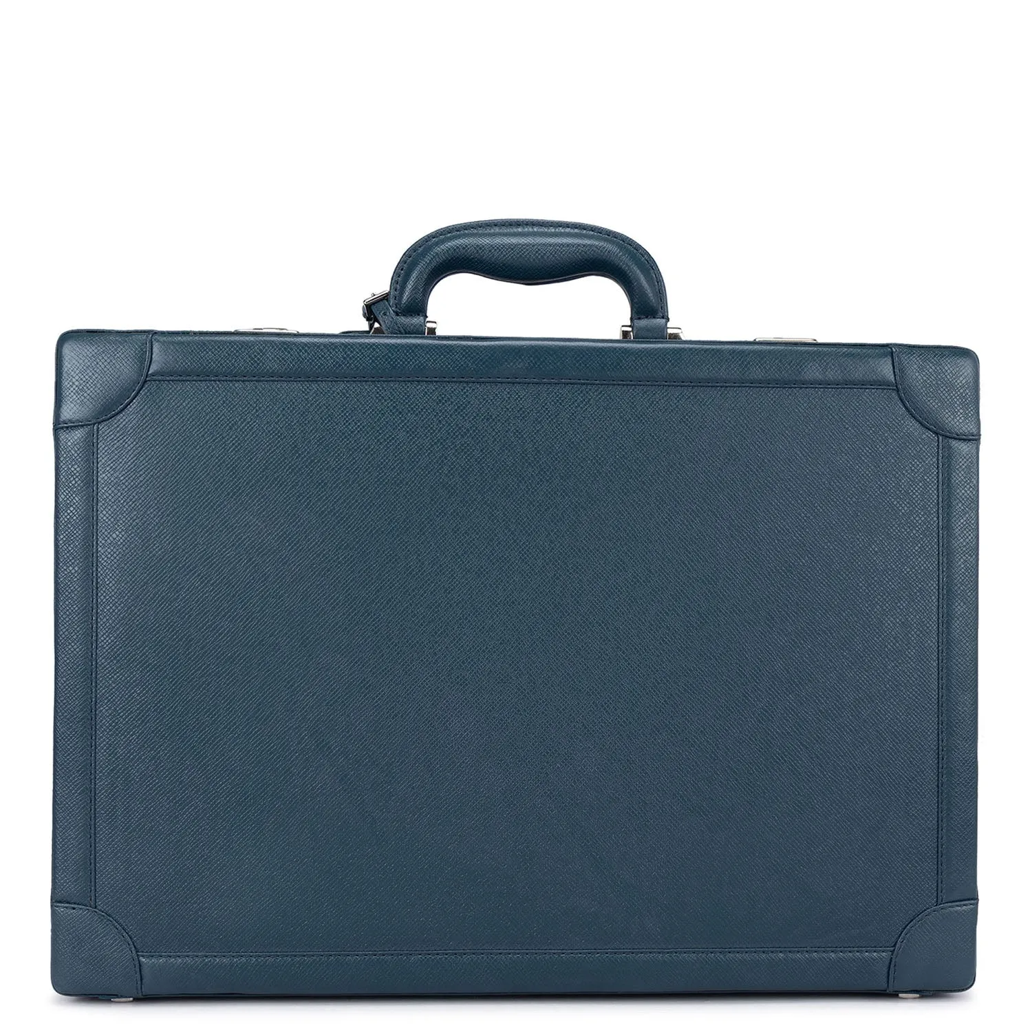 Franzy Leather Briefcase - Ocean