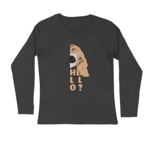 Full Sleeves Round Neck (Men) - Basset Hound Hello (7 Colours)