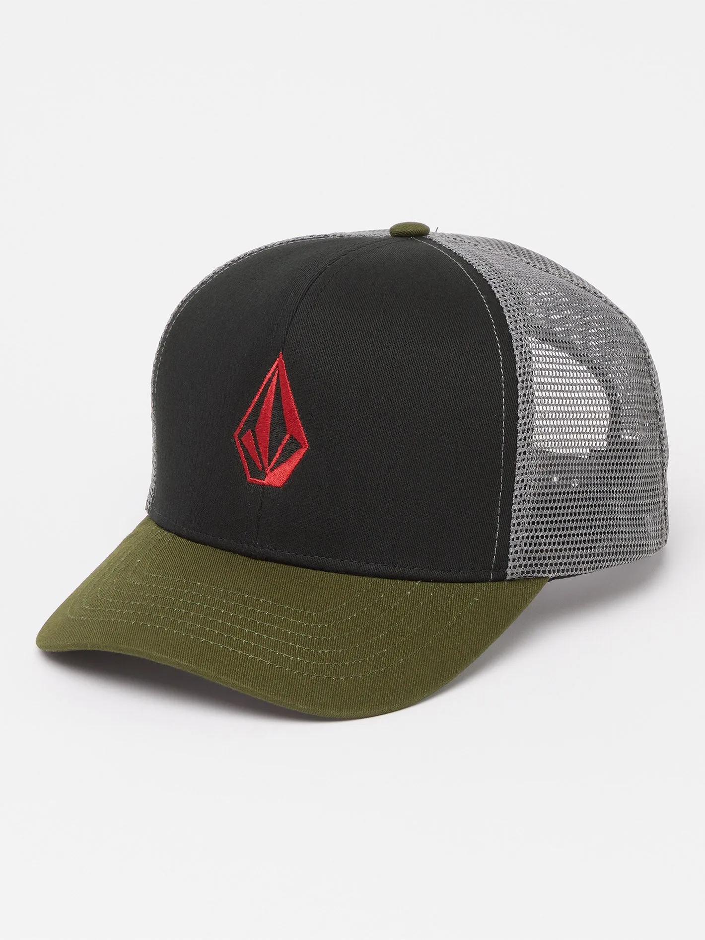Full Stone Cheese Cap - CRIMSON