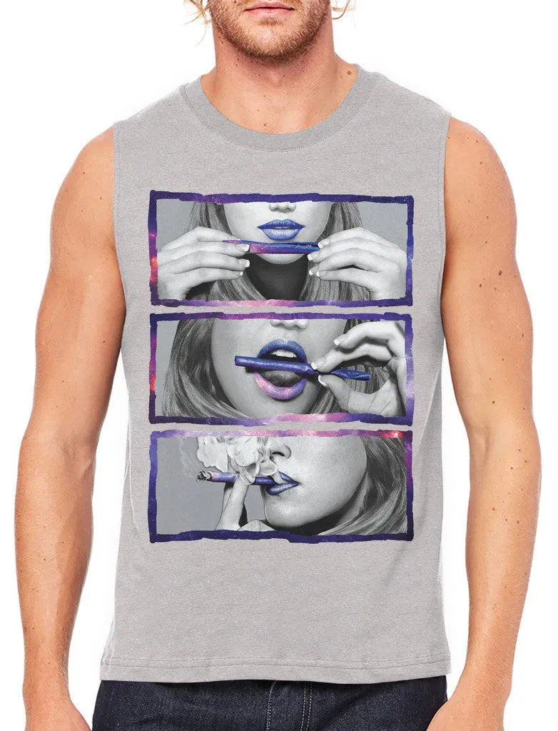 Galaxy Women Blunt Men's Sleeveless T-Shirt