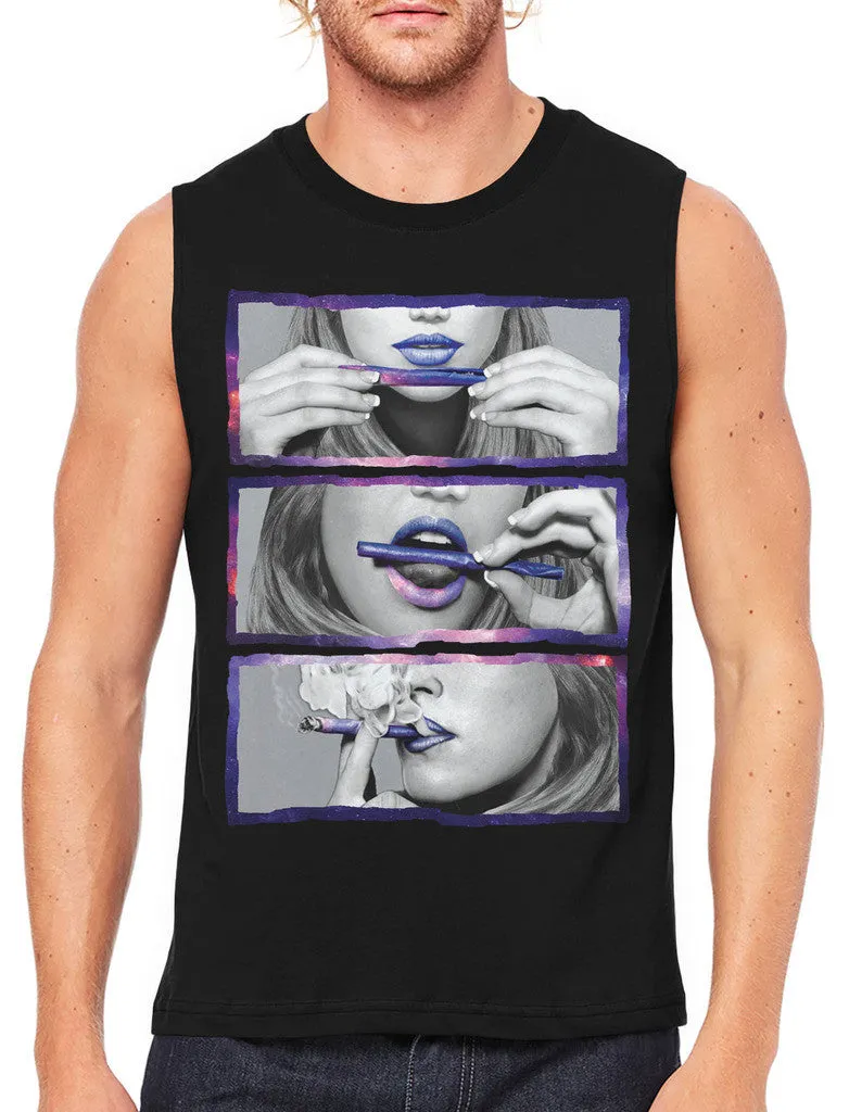 Galaxy Women Blunt Men's Sleeveless T-Shirt