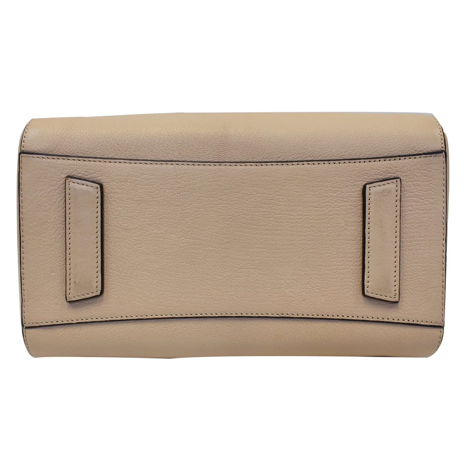 GIVENCHY Antigona Small Goatskin Leather Shoulder Bag Beige