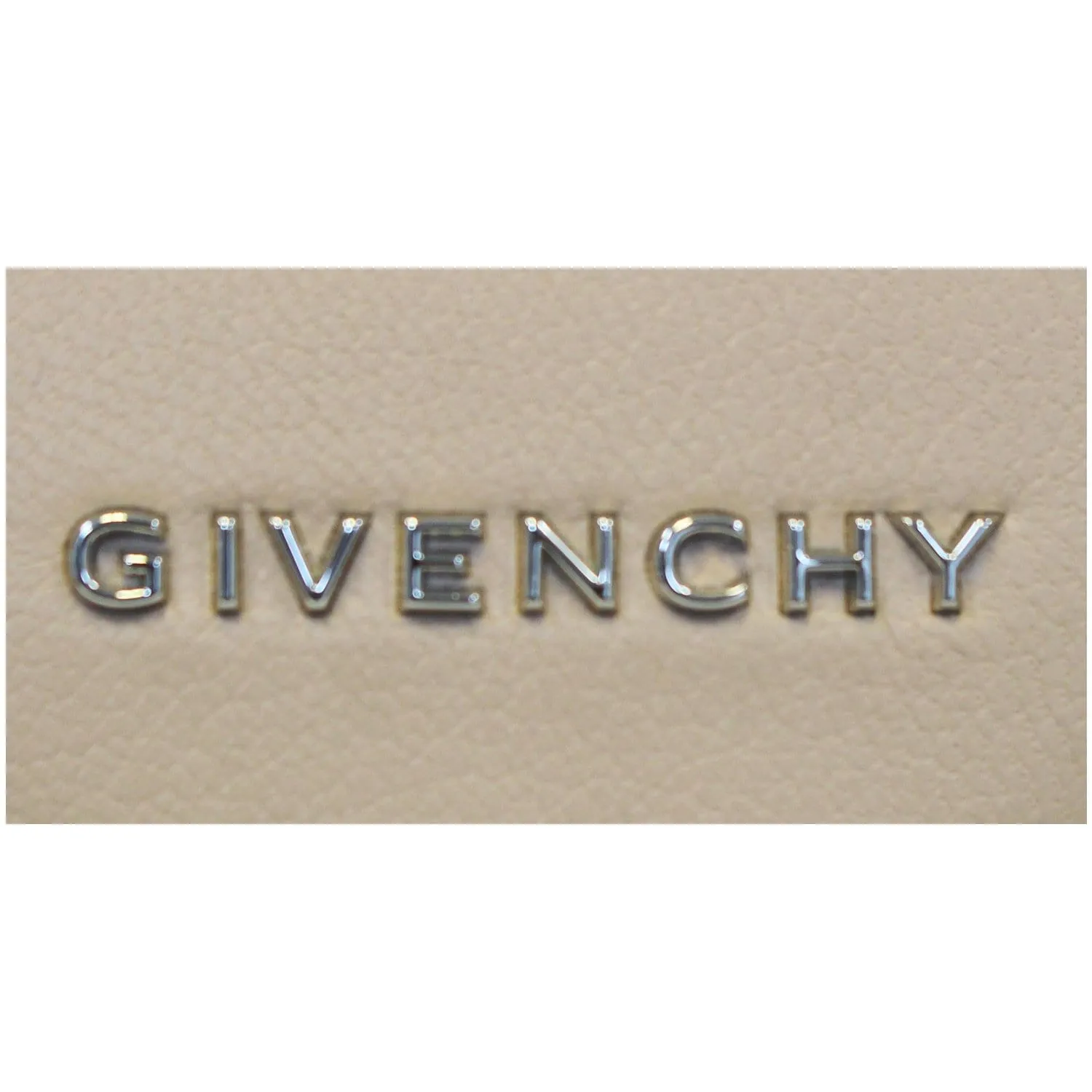 GIVENCHY Antigona Small Goatskin Leather Shoulder Bag Beige