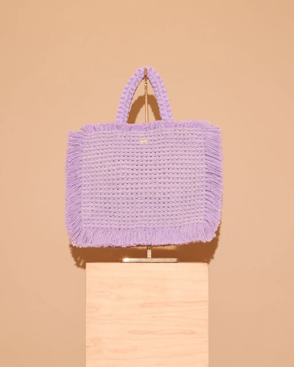Gossypium Crossbody Bag Lilac & Gold