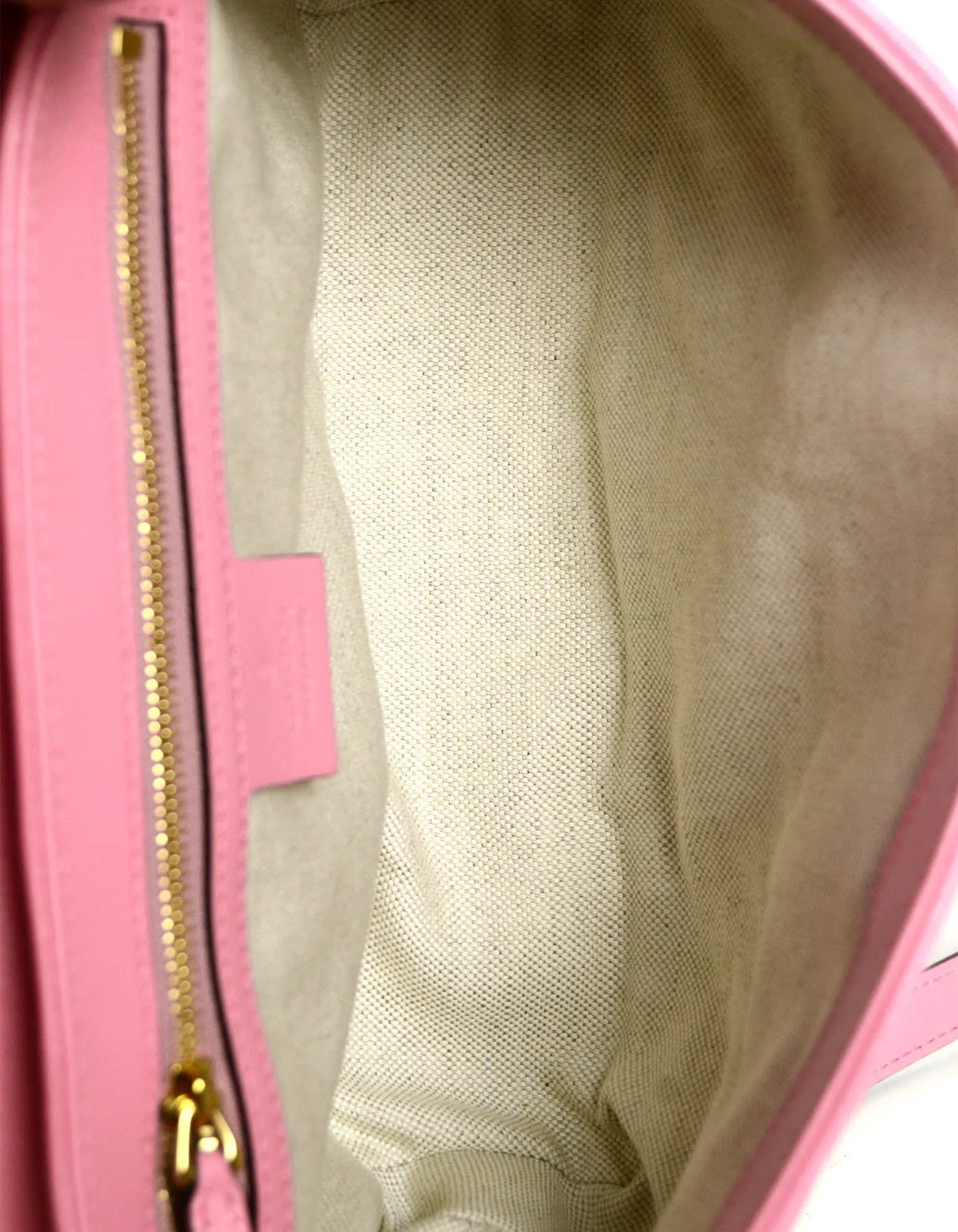 Gucci 2021 Red & Pink Leather GG Marmont Small Flap Shoulder Bag