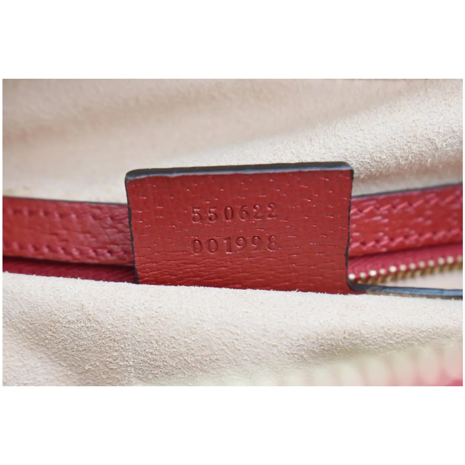 GUCCI Ophidia Flora Web Small Top Handle Shoulder Bag Red 550622